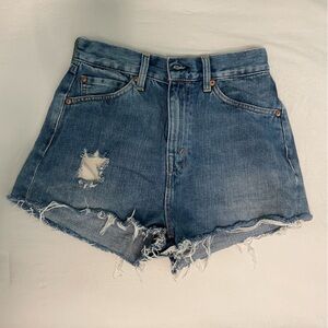 Levi’s 701 Denim Shorts High-Waist